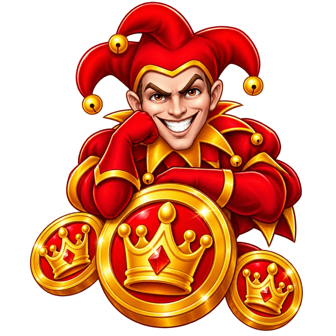 Ilustración original del Joker; no es una captura de una partida